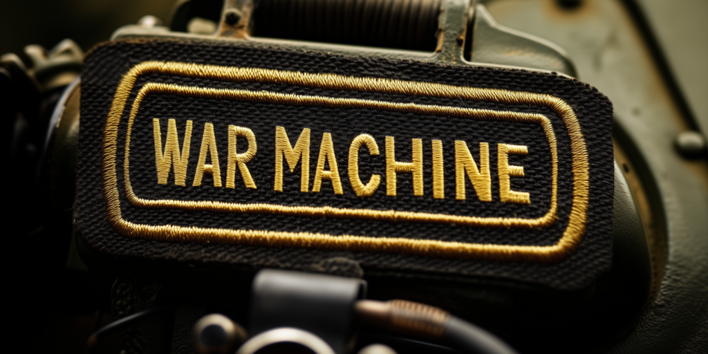 war machine logo bruce hunt director